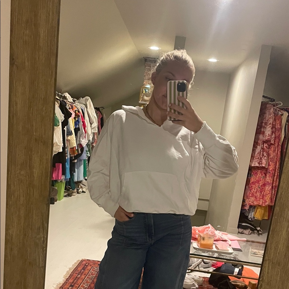LoveShackFancy White Hoodie for Women